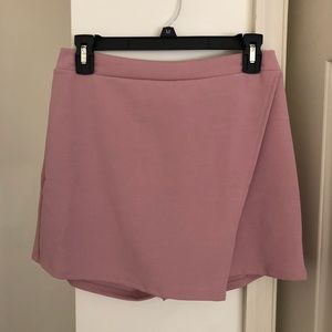 Asymmetrical Wrap Skort